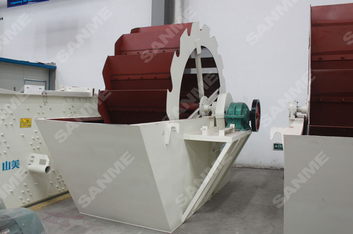 大型骨料生產(chǎn)線(xiàn)，為什么都選擇輪式洗砂機(jī)